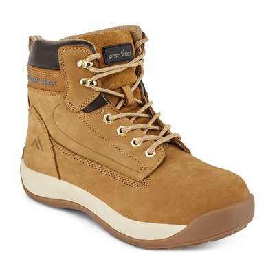 FW32 Steelite Construction Nubuck Boot S3 HRO Honey - Stylish design with full safety specification