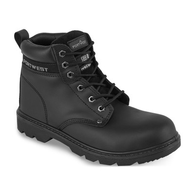 FW11 Steelite Thor Boot S3 Black - This Steelite™ safety boot has a 200 joule steel toecap, steel midsole and a hardwearing dual density PU/TPU sole