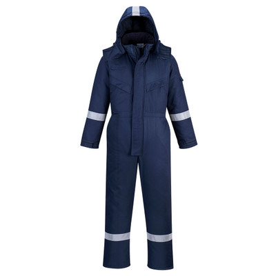 Bizflame Work FR Insulated Coverall - Light Navy