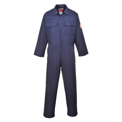 Bizflame Work FR Coverall - Light Navy