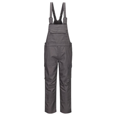 Bizflame Industry FR Bib and Brace - Grey