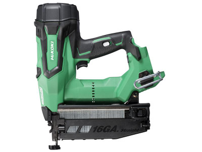 Hikoki NT1865 DMJ 18V Brushless Straight Finish Nailer 16G Bare Unit - This HIKOKI 18V Straight Finish Nailer has a high efficiency brushless motor with no air hose or compressor required, it also eliminates the cost of fuel cells