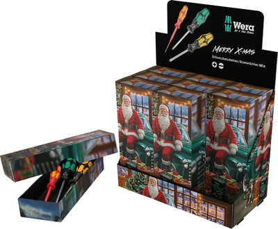 Wera Counter display mixed screwdriver set Christmas 2026