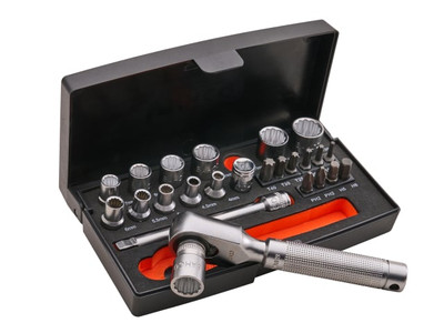 Bahco Special Edition 25 Piece Socket Set - 1/4in Drive
