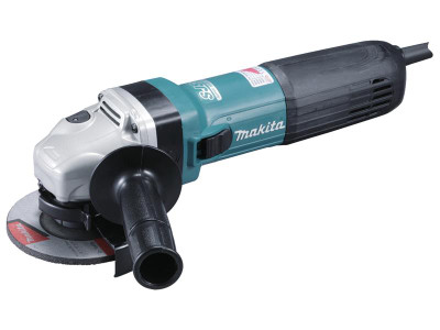 Makita GA4541CT01 AVT 115mm Angle Grinder 1400W 110V - The Makita GA4541CT01 AVT Angle Grinder features the Super Joint System II, providing increased machine durability by absorbing the vibration produced by the wheel grinding or cutting material