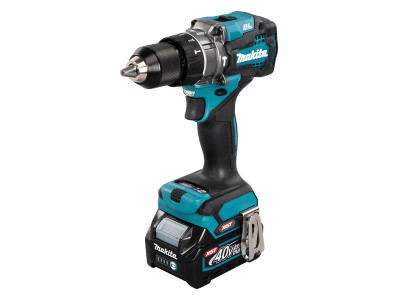 Makita HP001GD201 XGT 40Vmax BL Combi Drill 40V 2 x 2.5Ah Li-ion - The Makita HP001G XGT 40Vmax Combi Drill has an efficient brushless motor with 2 mechanical gears, trigger controlled variable speed, and both forward and reverse rotation