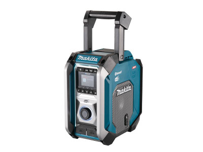 Makita MR007GZ02 DAB/DAB+ Bluetooth Job Site Radio 240V & Li-ion Bare Unit - The Makita MR007G DAB/DAB&#43; Job Site Radioruns on both an AC adaptor and Makita Li-ion batteries