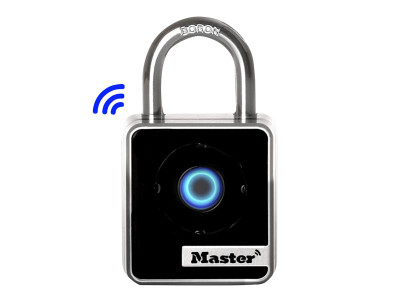 Master Lock Bluetooth® Indoor Padlock - The Master Lock Bluetooth&reg; Indoor Padlock features a 47mm wide metal body for durability