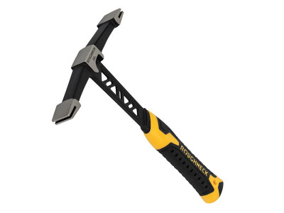 Roughneck Gorilla V-Series Scutch Hammer 567g (20oz) - The Roughneck&reg; Gorilla V-Series Double-Ended Scutch Hammer accepts both scutch combs and chisels, making it ideal for stone and masonry dressing