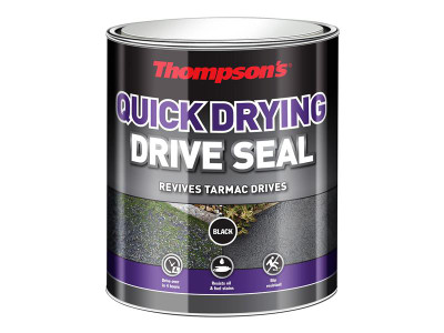 Ronseal Drive Seal Black 5 litre - <p class="MsoNormal">This Thompson's TDSB5L Drive Seal is a high-performance acrylic coating specifically designed to enhance the appearance of tarmac drives and obliterate existing stains