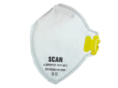 Scan Fold Flat Disposable Mask FFP1 (Pack of 3) - <br />The Scan Fold Flat Disposable Mask has been designed for easy and convenient pocket storage