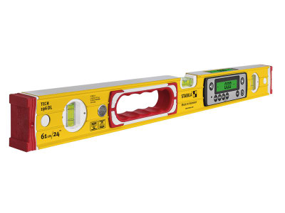 Stabila TECH 196 DL Digital Spirit Level 61cm - STABILA TECH 196 DL Digital Spirit Levels are especially suitable for taking exact measurements in carpentry, joinery, kitchen installation, stair installation and civil engineering