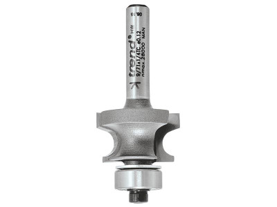Trend 9/71 x 1/4 TCT Bearing Guided Corner Bead Cutter 3.2 Radius - Bead Cutters are ideally suited to form straight or curved decorative edge mouldings on table tops, chair legs and frames