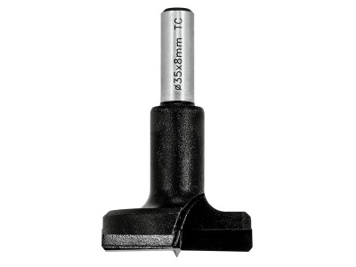 Trend T420/35 x 8mm TCT Hinge Sinking 35mm Diameter - Hinge Sinkers for drilling machines