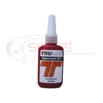 Truloc 937x10ml Superseal Hydraulic (LOC542) - <h3><span><em>TRU</em></span><em>LOC<span></span></em>937<small>(Loctite equivalent: 542)</small>:</h3> <span>Medium strength anaerobic adhesive for sealing hydraulic and pneumatics threads connector Truloc 937x10ml Superseal Hydraulic (LOC542) - <h3><span><em>TRU</em></span><em>LOC<span></span></em>937<small>(Loctite equivalent: 542)</small>:</h3> <span>Medium strength anaerobic adhesive for sealing hydraulic and pneumatics threads connector