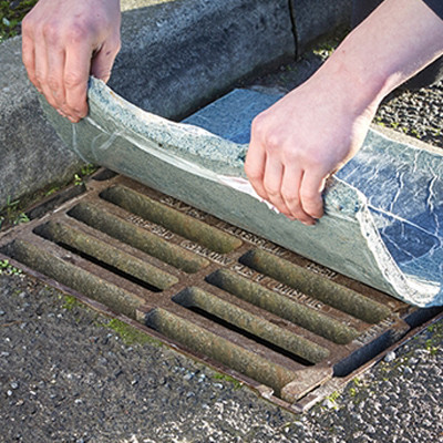 ECOSPILL Bentonite Clay Drain Mat 65cm x 45cm Containment & Drain Protection - All images used are for illustrative purposes only