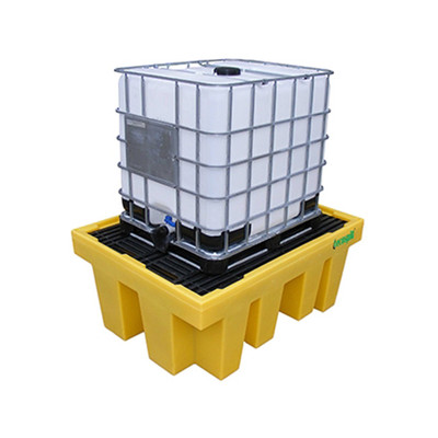 ECOSPILL Single IBC 1760 x 1350 x 710mm Containment & Drain Protection - All images used are for illustrative purposes only