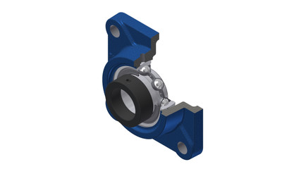 SNR - Bearing Unit - ESF210 - 50.00 x 90.00 x 30.20 - grey cast housing, radial insert ball bearing with eccentric locking collar, single lip sealAll images used are for illustrative purposes only