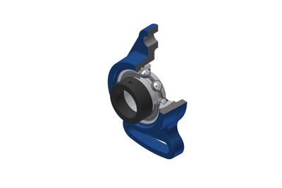 SNR - Bearing Unit - ESFA204 - 20.00 x 47.00 x 21.40 - grey cast housing, radial insert ball bearing with eccentric locking collar, single lip sealAll images used are for illustrative purposes only