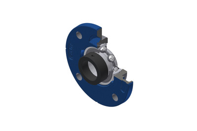 SNR - Bearing Unit - ESFCE205 - 25.00 x 52.00 x 21.40 - grey cast housing, radial insert ball bearing with eccentric locking collar, single lip sealAll images used are for illustrative purposes only