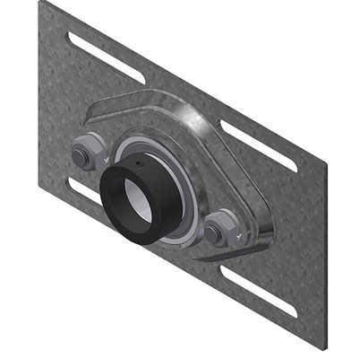 SNR - Bearing Unit - ESPFE206 - 30.00 x 62.00 x 23.80 - Sheet metal housing, radial insert ball bearing with eccentric locking collar, single lip sealAll images used are for illustrative purposes only