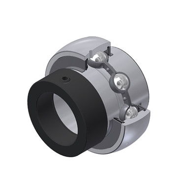 SNR - Insert Bearing - EX202G2T04 - 15.00 x 47.00 x 34.00 - spherical outer diameter, fixing by eccentric locking collar, seal with slinger, for low-temp