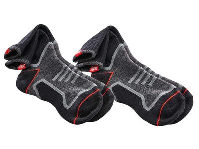 Scan Work Socks (Twin Pack) - These Scan Work Socks have a reinforced heel and toe with an ergonomic shape for optimum fit