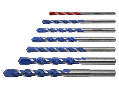 Faithfull Multi Construction Drill Set, 7 Piece - Faithfull Multi Construction Drill Bits are suitable for use in most materials encountered in the building industry