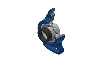 SNR - Bearing Unit - EXFA207 - 35.00 x 72.00 x 37.60 - grey cast housing, radial insert ball bearing with eccentric locking collar, seal with slingerAll images used are for illustrative purposes only