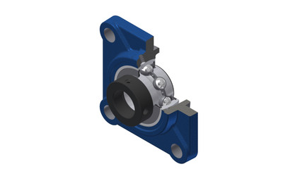 SNR - Bearing Unit - EXFS310 - 50.00 x 110.00 x 49.20 - grey cast housing, radial insert ball bearing with eccentric locking collar, seal with slingerAll images used are for illustrative purposes only