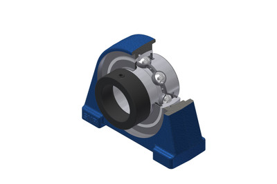 SNR - Bearing Unit - EXPAE208N - 40.00 x 80.00 x 42.80 - grey cast housing, radial insert ball bearing with eccentric locking collar, seal with slingerAll images used are for illustrative purposes only