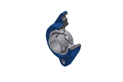SNR - Bearing Unit - UCFLZ204 - 20.00 x 47.00 x 31.00 - grey cast housing, radial insert ball bearing with socket set screws,seal with slingerAll images used are for illustrative purposes only