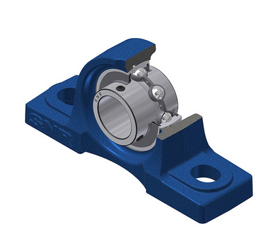 SNR - Bearing Unit - UCP207 - 35.00 x 72.00 x 42.90 - grey cast housing, radial insert ball bearing with socket set screws,seal with slingerAll images used are for illustrative purposes only