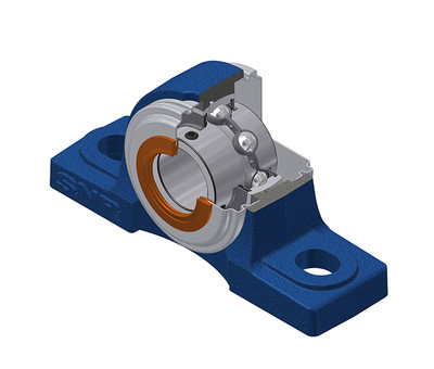 SNR - Bearing Unit - UCP210CC - 50.00 x 90.00 x 51.60 - grey cast housing, radial insert ball bearing with socket set screws,seal with slingerAll images used are for illustrative purposes only
