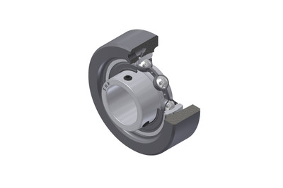 SNR - Bearing Unit - USC208 - 40.00 x 80.00 x 34.00 - grey cast housing, radial insert ball bearing with socket set screws, single lip sealAll images used are for illustrative purposes only