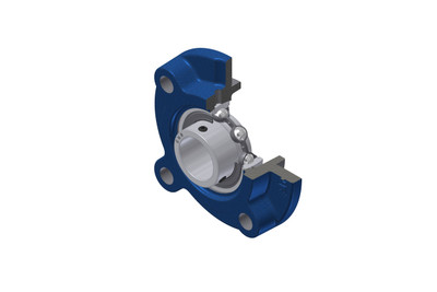 SNR - Bearing Unit - USFC210 - 50.00 x 90.00 x 43.50 - grey cast housing, radial insert ball bearing with socket set screws, single lip sealAll images used are for illustrative purposes only
