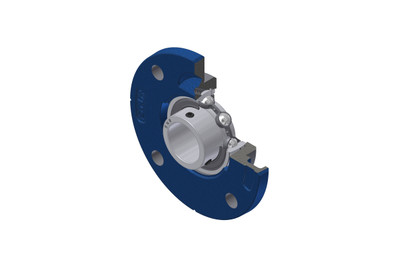 SNR - Bearing Unit - USFCE202 - 15.00 x 40.00 x 22.00 - grey cast housing, radial insert ball bearing with socket set screws, single lip sealAll images used are for illustrative purposes only