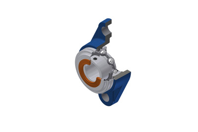 SNR - Bearing Unit - USFL205CO - 25.00 x 52.00 x 27.00 - grey cast housing, radial insert ball bearing with socket set screws, single lip sealAll images used are for illustrative purposes only