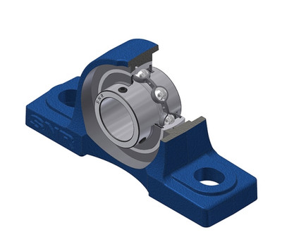 SNR - Bearing Unit - UCP213-40N - 63.50 x 120.00 x 65.10 - grey cast housing, radial insert ball bearing with socket set screws,seal with slingerAll images used are for illustrative purposes only