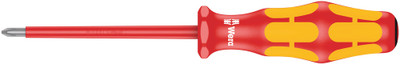 Wera 165 i PZ VDE Insulated screwdriver for Pozidriv screws PZ 0x80mm - Wera VDE screwdriver with multi-component Kraftform Plus handle for fast and smooth work: Hard handle zones for high working speeds, while soft handle zones guarantee a high torque tr Wera 165 i PZ VDE Insulated screwdriver for Pozidriv screws PZ 0x80mm - Wera VDE screwdriver with multi-component Kraftform Plus handle for fast and smooth work: Hard handle zones for high working speeds, while soft handle zones guarantee a high torque tr
