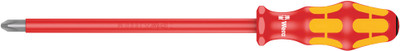 Wera 165 i PZ VDE Insulated screwdriver for Pozidriv screws PZ 4x200mm - Wera VDE screwdriver with multi-component Kraftform Plus handle for fast and smooth work: Hard handle zones for high working speeds, while soft handle zones guarantee a high torque t Wera 165 i PZ VDE Insulated screwdriver for Pozidriv screws PZ 4x200mm - Wera VDE screwdriver with multi-component Kraftform Plus handle for fast and smooth work: Hard handle zones for high working speeds, while soft handle zones guarantee a high torque t