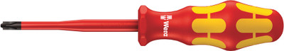 Wera 162 iS PH/S VDE Insulated screwdriver with reduced blade diameter for PlusMinus screws (Phillips/slotted) # 2x100mm - Reduced blade diameter with integrated insulation protection so that even low-lying screw and spring elements can be accessed and ac