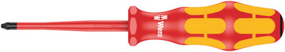 Wera 165 iS PZ VDE Insulated screwdriver with reduced blade diameter for Pozidriv screws PZ 1x80mm - Wera VDE screwdriver with multi-component Kraftform Plus handle for fast and smooth work: Hard handle zones for high working speeds, while soft handle zon Wera 165 iS PZ VDE Insulated screwdriver with reduced blade diameter for Pozidriv screws PZ 1x80mm - Wera VDE screwdriver with multi-component Kraftform Plus handle for fast and smooth work: Hard handle zones for high working speeds, while soft handle zon