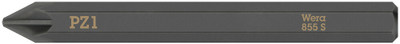 Wera 855 S Pozidriv bits for impact screwdrivers PZ 1x70mm - Extra tough bit suitable for Pozidriv screws Wera 855 S Pozidriv bits for impact screwdrivers PZ 1x70mm - Extra tough bit suitable for Pozidriv screws