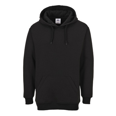 Roma Pull Over Hoodie Black - This stylish and practical hooded sweatshirt has a soft brushed inner lining for extra comfort