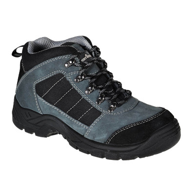 FW63 Steelite Trekker Boot S1P Black - S1P Trekker boot in a workwear friendly colour combination of black/grey with breathable inner lining and closed eyelets FW63 Steelite Trekker Boot S1P Black - S1P Trekker boot in a workwear friendly colour combination of black/grey with breathable inner lining and closed eyelets