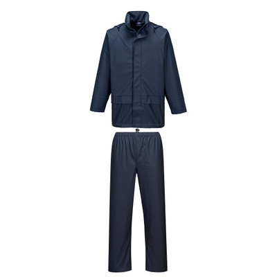 L450 - Sealtex Essential Rainsuit (2 Piece Suit) Navy - <p class="text-justify">The Sealtex Essentials Rainsuit offers excellent protection in one convenient set