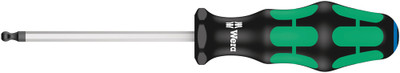 Wera 352 Ball end screwdriver for hexagon socket screws 3/16"x100mm - High quality Kraftform Plus screwdriver
