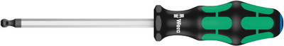 Wera 352 Ball end screwdriver for hexagon socket screws 1/4"x125mm - High quality Kraftform Plus screwdriver
