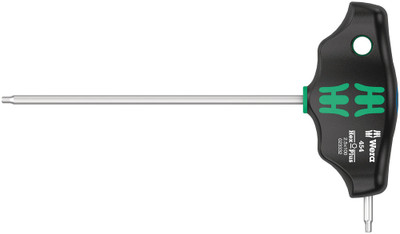 Wera 454 T-handle hexagon screwdriver Hex-Plus 2.5x100mm - T-handle screwdriver: The ideal handle shape to allow high torque transmission in difficult tightening and loosening situations